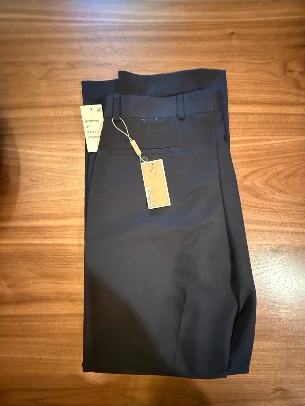 Michael Kors Navy Dress Pants - Sleek Tailored Finish